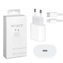Carregador Compativel com Iphone 7 8 X XR 11 12 13 14 Cabo e Fonte 20W Turbo