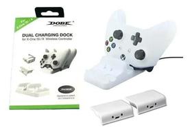 Carregador Compativel com Xbox One De Controle Duplo Dock 2 Baterias Dobe
