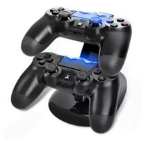 Carregador COMPATIVEL PARA Controle Ps4 Base Duplo Carrega 2 Controles PS4