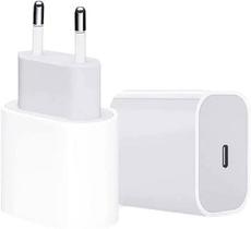 Carregador Compativel Para I phone 11, 20W Type C Branco -Novax Carregador Compativel Para I phone 11, 20W Type C Branco -Novax