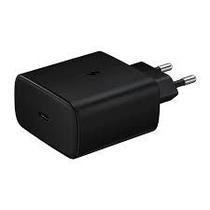 Carregador compatível para Samsung Preto Usb Tipo C 45W Turbo Completo Com Carregamento Rápido S10 S20 S21 S22 Note 10