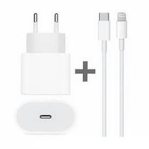 Carregador Completo Cabo Lighthing Fonte Turbo 20W Compativel Para I phone11, I phone 12, I Phone 13, I Phone 14 OriginalFoxcom