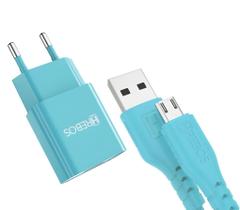 Carregador Completo Lightning Tipo C Classic Colors Hrebos HS-390