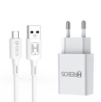 Carregador Completo Para Micro USB V8 Fonte e Cabo Hrebos HS-150V Carregador Completo Para Micro USB V8 Fonte e Cabo Hrebos HS-150V
