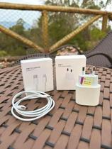 Carregador Completo Usb-C 20W Turbo Compatível Iphone-11-12-13-14 - Adaptador Tomada Fonte Turbo todos modelos