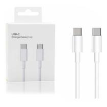 Carregador Completo UsbC 20W Turbo Compativel com Iphone,15,16,17 Promax Cabo 1 Metro Fonte Turbo Novo Lacrado