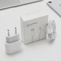 Carregador Completo UsbC 20W Turbo Compatível com iPhone11,12,13,14 _ Adaptador Tomada Fonte com Garantia