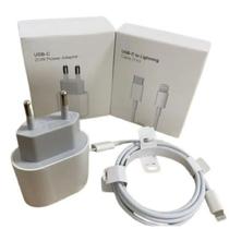 Carregador Completo UsbC 20W Turbo Compatível com iPhone11,12,13,14 _ Adaptador Tomada Fonte