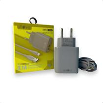 Carregador Completo V8 3.1A 1MT 2USB Cores