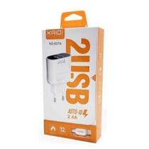 Carregador da Kaidi de Celular Turbo 2 portas Usb Carga Boa Carregador da Kaidi de Celular Turbo 2 portas Usb Carga Boa