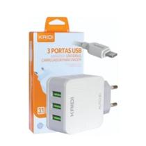 Carregador da Kaidi Ultra Rapido Carga Ultra Rápida 3 Usb Carregador da Kaidi Ultra Rapido Carga Ultra Rápida 3 Usb