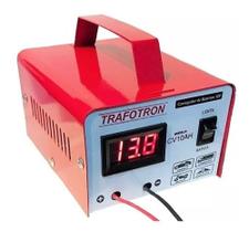 Carregador de bateria 12v cv10 com voltímetro - Trafotron