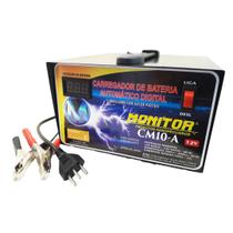 Carregador de Bateria 12V Digital 10 AH Monitor - Grupo Monitor