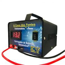 Carregador De Bateria 12V Portátil Flutuante 20Ah Automotivo - A Casa Das Fontes