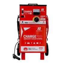 Carregador de bateria 12V rápido e lento 50A com auxiliar de partida - Charge PRO (110V/220V) Carregador de bateria 12V rápido e lento 50A com auxiliar de partida - Charge PRO (110V/220V)
