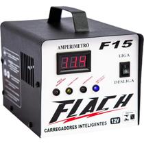 Carregador De Bateria 15a +aux. Partida Bivolt 12v F15 Flach