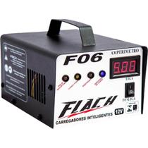 Carregador De Bateria 6A/12V - Bivolt - Automático - F06 - Flach