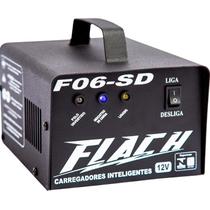 Carregador de bateria 6a/12v f06sd flach