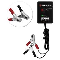 Carregador de Bateria Automotiva 12V 2A Portátil Bivolt Auxiliar de Partida Carro Moto Barco Shutt