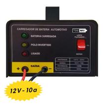 Carregador De Bateria Automotivo 12v 10a Bivolt - Tog Max