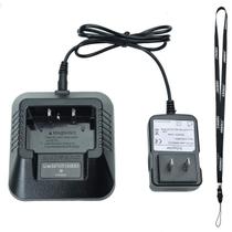 Carregador de bateria Baofeng 100V-240V com adaptador americano para UV-5R