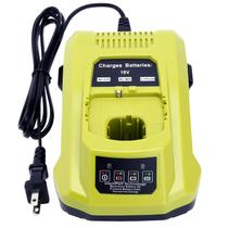 Carregador de bateria Biswaye P117 compatível com Ryobi 12-18V