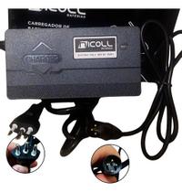 Carregador de Bateria Bivolt Para Bicicleta Moto Patinete Elétrico 36v Original 10-15AH Conector Fish Carregador de Bateria Bivolt Para Bicicleta Moto Patinete Elétrico 36v Original 10-15AH Conector Fish