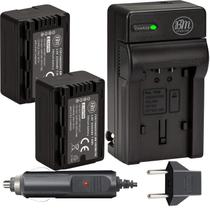 Carregador de bateria BM Premium VW-VBK180 x2 para câmera de vídeo Panasonic Carregador de bateria BM Premium VW-VBK180 x2 para câmera de vídeo Panasonic