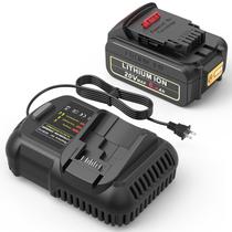 Carregador de bateria Combo Futurebatt 20V 6.0Ah para Dewalt