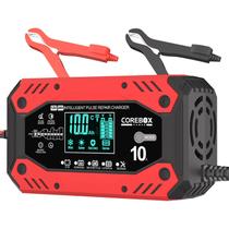 Carregador de Bateria COREBOX 10A 12V/24V Inteligente com Carga Lenta