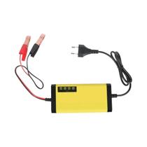 Carregador De Bateria De Carro 12V 2A Com Display LED Para Baterias De Chumbo Ácido Úmidas E Secas,
