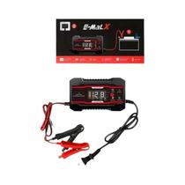 Carregador De Bateria De Carro Inteligente 12V Com Display LCD Reparação Por Pulso Para Baterias AGM