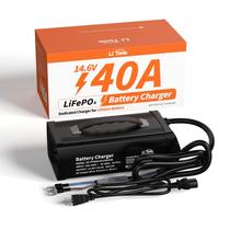 Carregador de Bateria de Lítio 14,6V 40A Litime para Baterias 12V LiFePO4