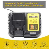 Carregador De Bateria De Lítio 2A Para Dewalt 10.8V 12V 14.4V 18V 20V DCB206 DCB205 DCB204 DCB203