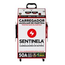 Carregador de Bateria Digital 24V 50A com Auxiliar de Partida