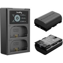 Carregador de Bateria Duplo SmallRig com 2 Baterias Canon LPE6 Carregador de Bateria Duplo SmallRig com 2 Baterias Canon LPE6