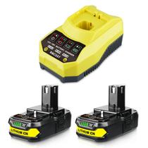 Carregador de Bateria e Kit com 2 Baterias 3,6Ah 18V VINIDA P102 Carregador de Bateria e Kit com 2 Baterias 3,6Ah 18V VINIDA P102