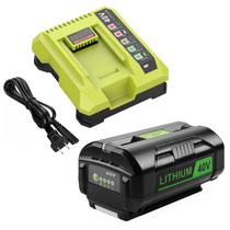 Carregador de bateria Energup 40V 6500mAh com kit de carregador OP401