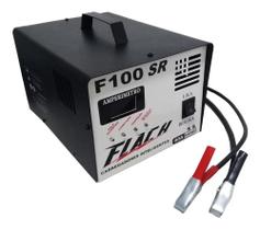 Carregador de Bateria Flach F100-12/24SR 12/24V