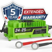 Carregador de Bateria FORM 24 Volts para Genie Skyjack, Plataforma Elevatória JLG, Empilhadeira, Paleteira Elétrica, Lavadora de Piso - 24V 25A