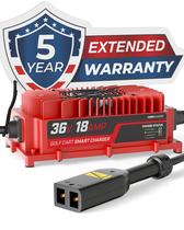 Carregador de Bateria FORM 36V 18AMP à Prova d'Água para EZGO TXT