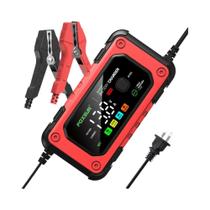 Carregador de Bateria Inteligente 12V 7A para Carro e Motocicleta - Chumbo-Ácido