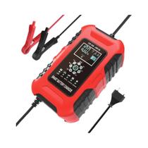 Carregador De Bateria Inteligente Portátil FOXSUR 12V 10A 24V 5A Para Baterias AGM E Úmidas