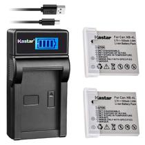 Carregador de bateria Kastar LCD Slim USB para Canon NB-4L