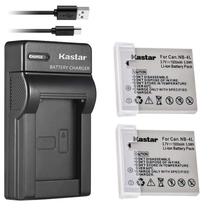 Carregador de bateria Kastar para NB-4L, NB4L ELPH 100 300 310 330