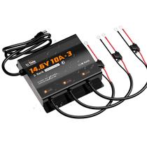 Carregador de Bateria LiTime 14,6 V 3 Canais 10 A à Prova dÁgua