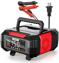 Carregador de Bateria NEXPEAK 15A 12V/24V Inteligente com Carga de Manutenção