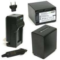 Carregador de bateria, pacote com 2 unidades Wasabi Power para Sony NP-FV100 Carregador de bateria, pacote com 2 unidades Wasabi Power para Sony NP-FV100