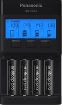 Carregador de bateria Panasonic K-KJ65KHA4BA com 4AA eneloop pro Carregador de bateria Panasonic K-KJ65KHA4BA com 4AA eneloop pro