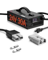 Carregador de bateria para empilhadeira VEVOR 24V 30A Smart Lead-Acid Carregador de bateria para empilhadeira VEVOR 24V 30A Smart Lead-Acid